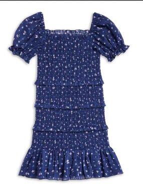 Katie J NYC Tween Laila Dress - Evening Blue Floral